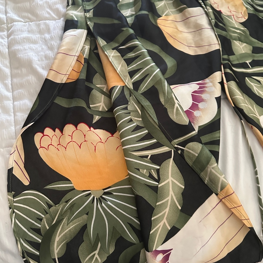 Silk pants